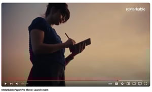 reMarkable Paper Pro Move - Launch event - YouTube