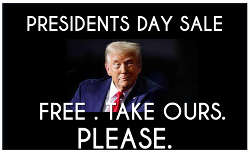 Monday, February 17, 2025. Annette’s Roundup for Democracy.