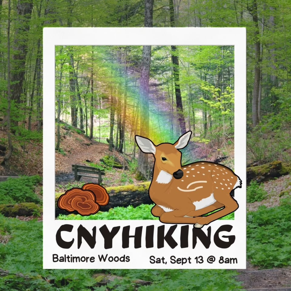 Hike at Baltimore woods on Saturday September 13th at 8 AM!