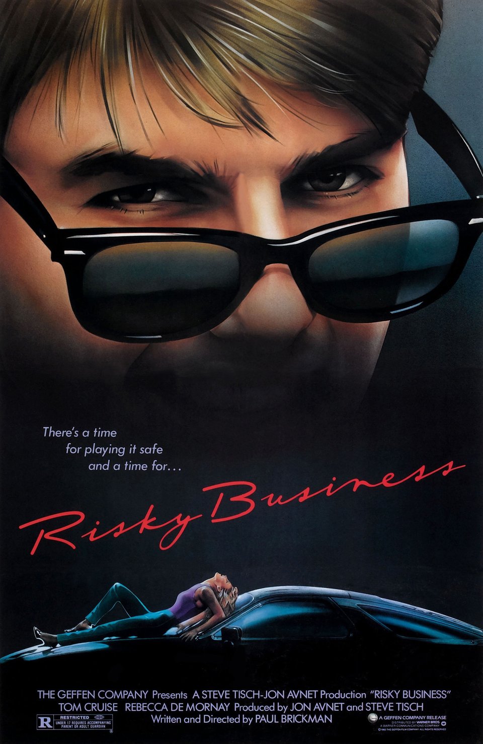 Poster for "Risky Business."