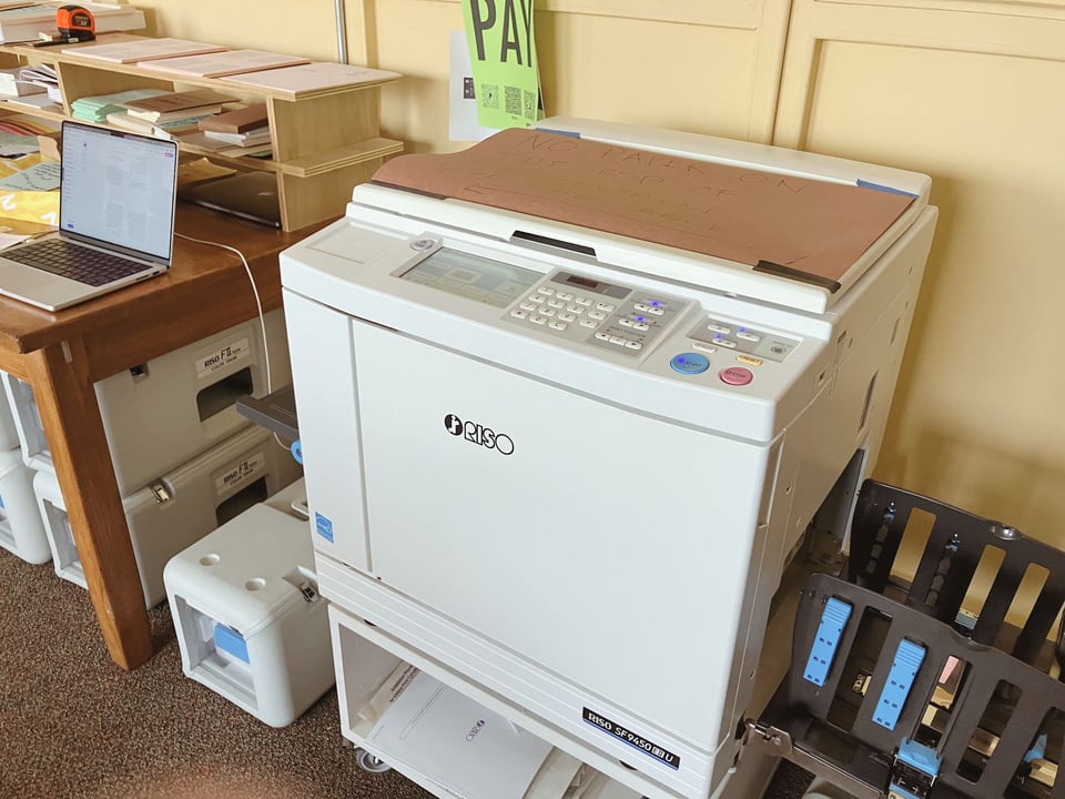 a risograph duplicator