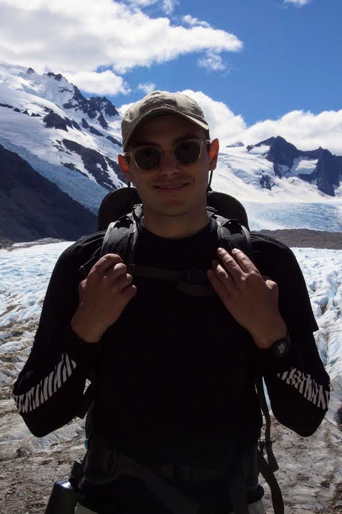 Me by the glacier