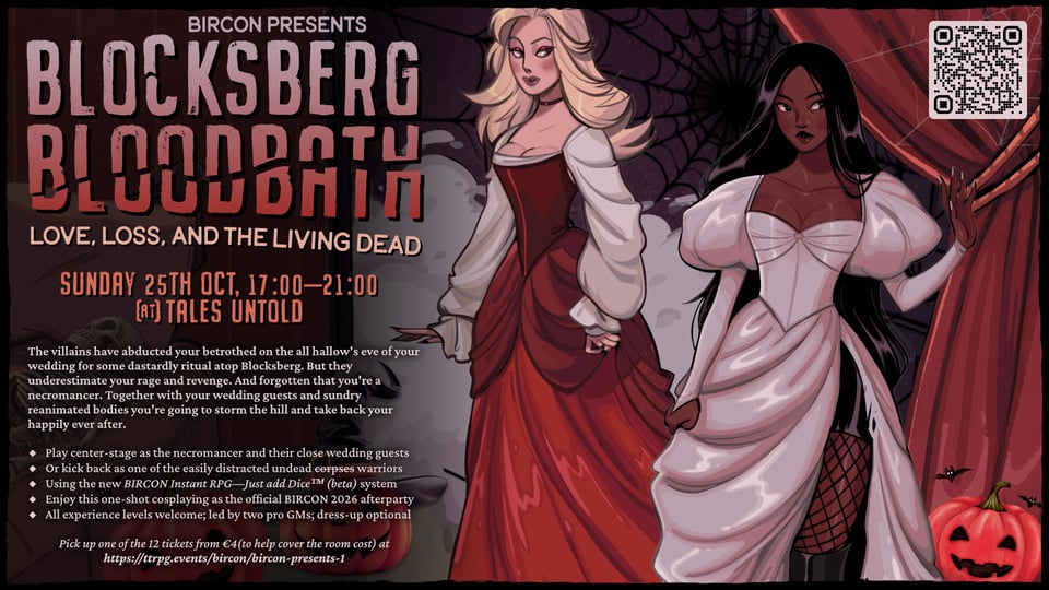 Join this special Halloween One-Shot from the BIRCON team