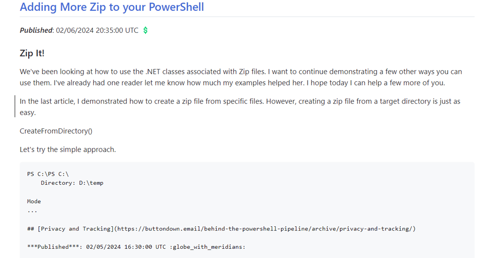 Summary markdown preview problems