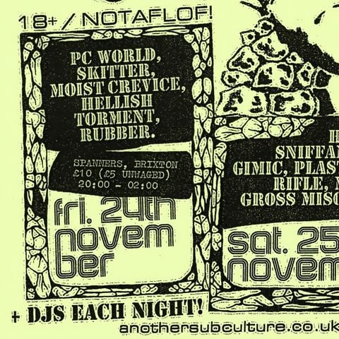 Friday lineup (as below)