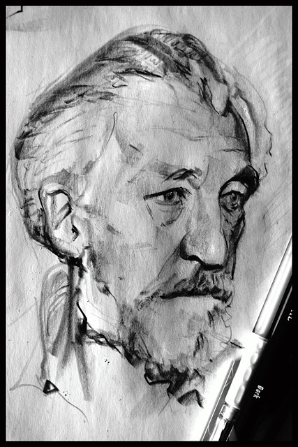 zdjęcie szkicu portretowego