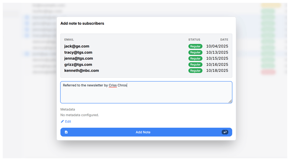 Updates from October