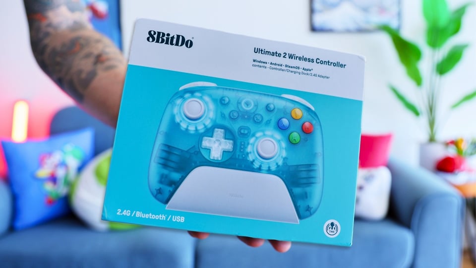 new light blue 8bitdo ultimate 2