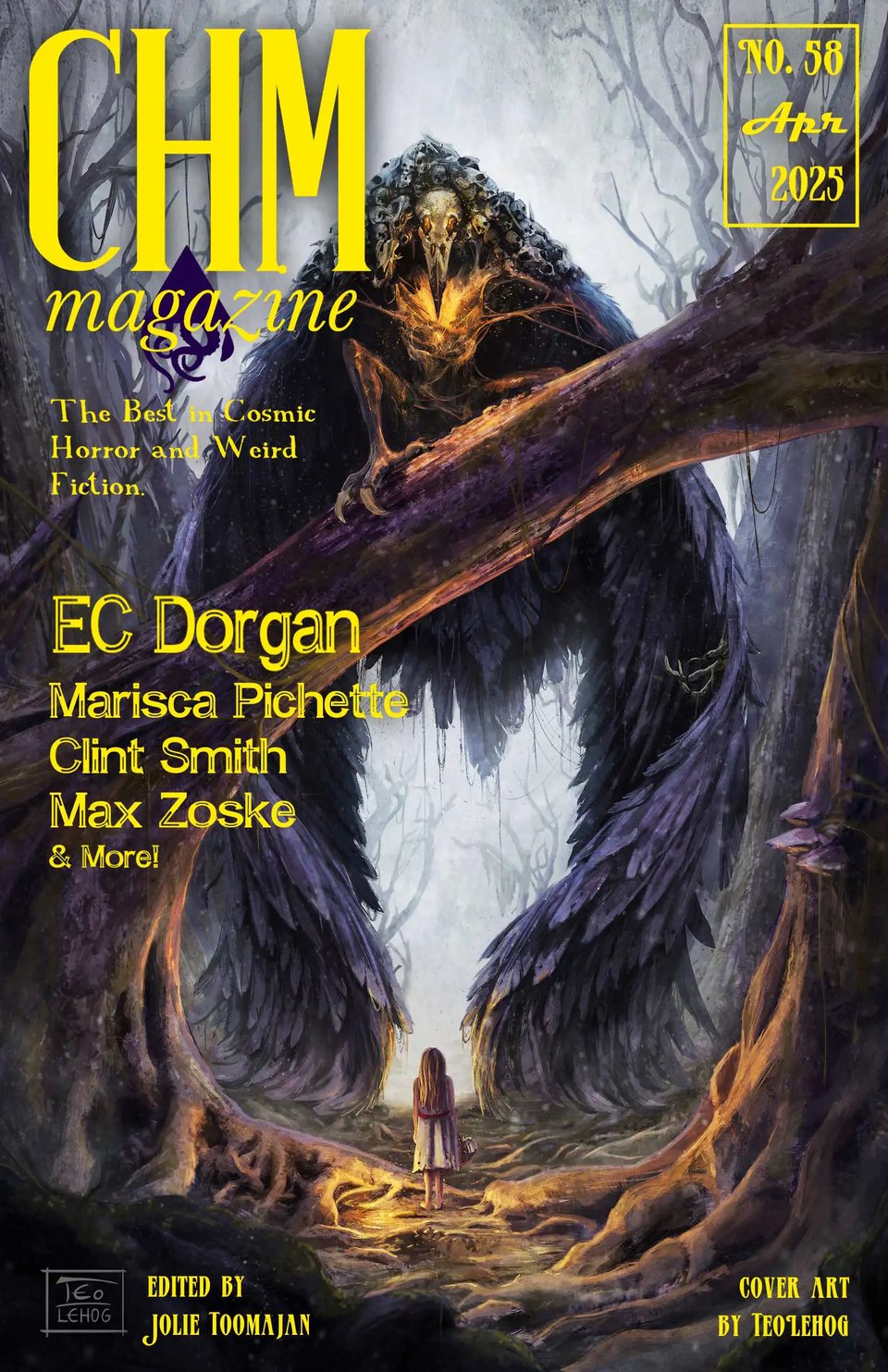 the cover of Cosmic Horror Monthly number 58, April 2025