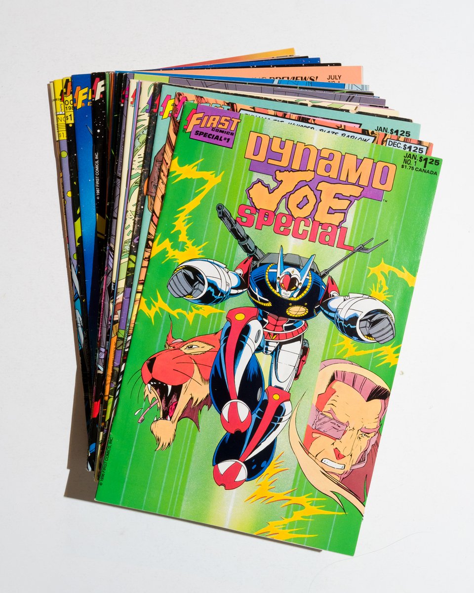 a stack of Dynamo Joe issues