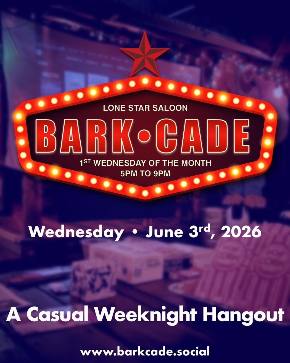 BarkCade poster for June 3, 2026