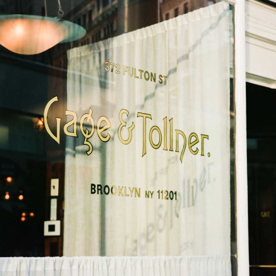 Gage & Tollner window