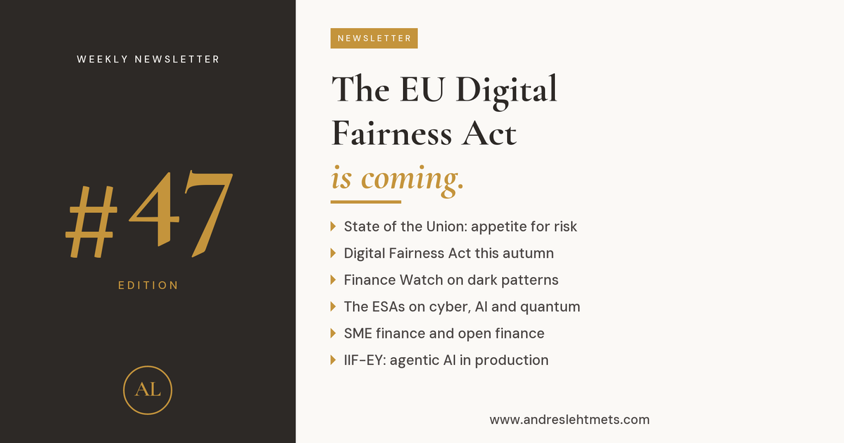 #47: The EU Digital Fairness Act is coming, and every financial services provider should follow it
