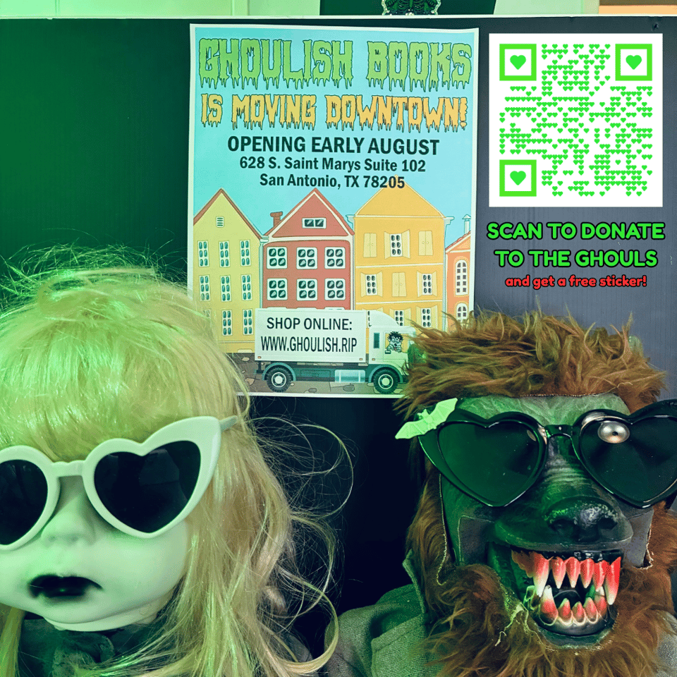 two cool creepy dolls with sunglasses