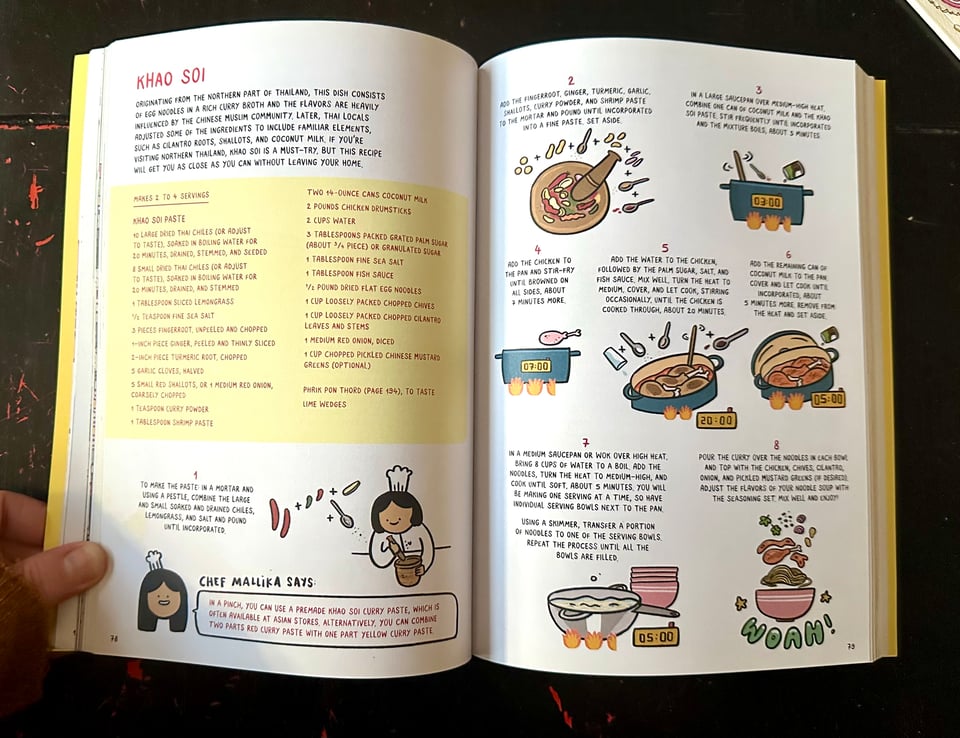 The Khao soi recipe from Noodles, Rice, and Everything Spice