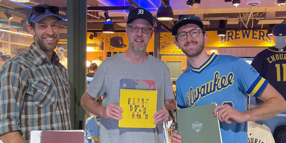 My brother Jeff, me, and Noah from Milwaukee