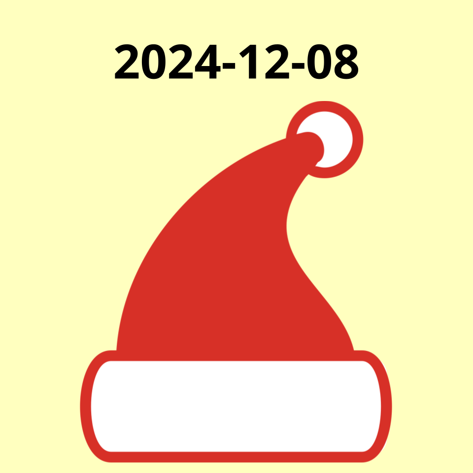 2024-12-08 Icon of a santa hat