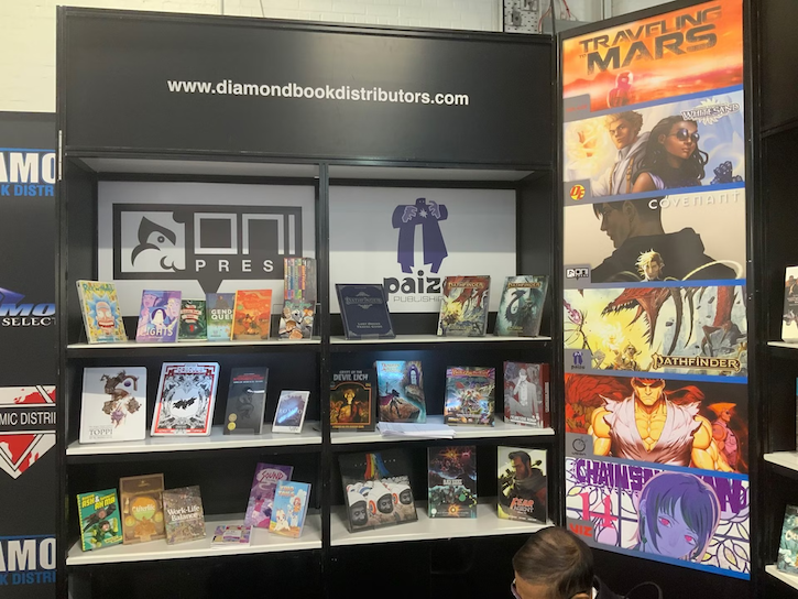 Work-Life Balance and a few other comics at the Diamond booth