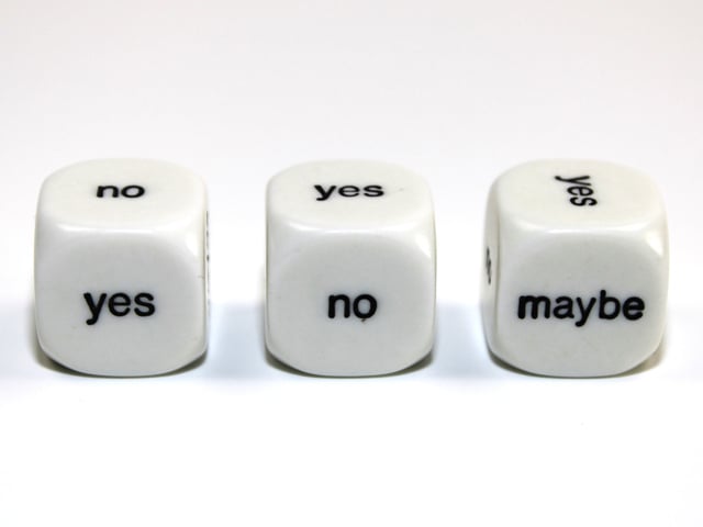 quantum dice.
