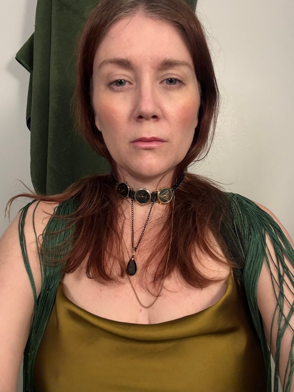 Photo of Jem Wearing her NYE outfit.