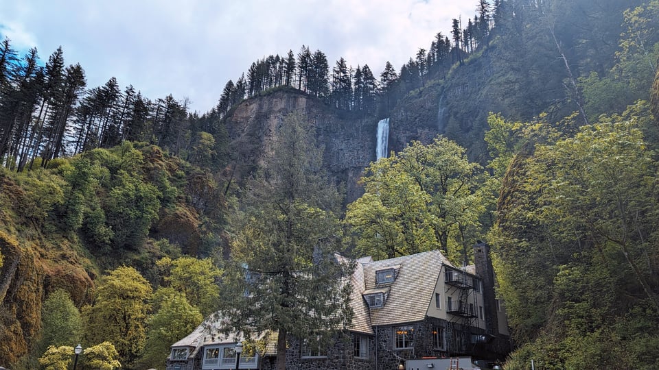 Multnomah falls.