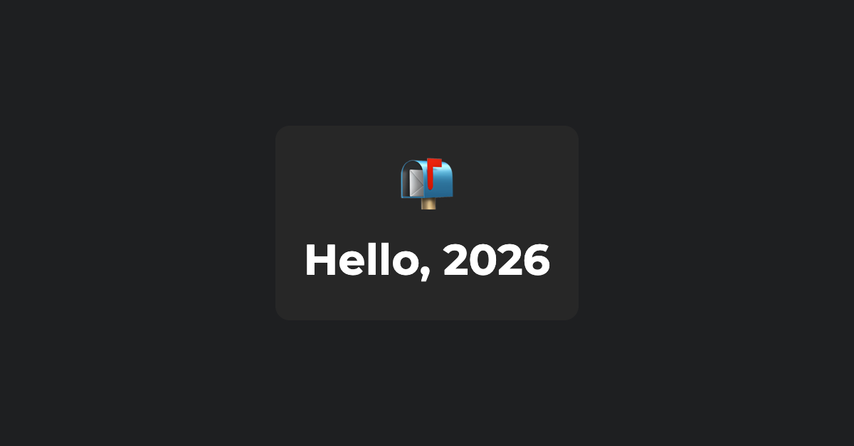 Hello, 2026