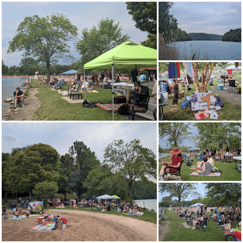 Some photos from our 2nd Annual Big Queer Beach Day.
