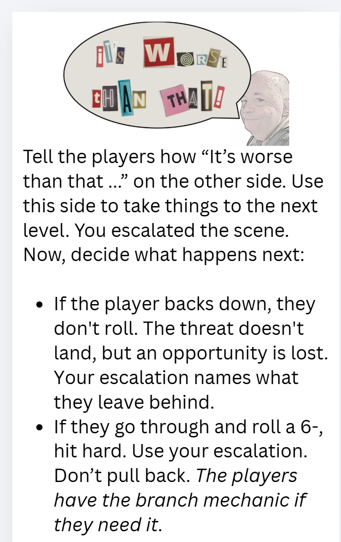 A free It's Worse Than That! bookmark for your game bag