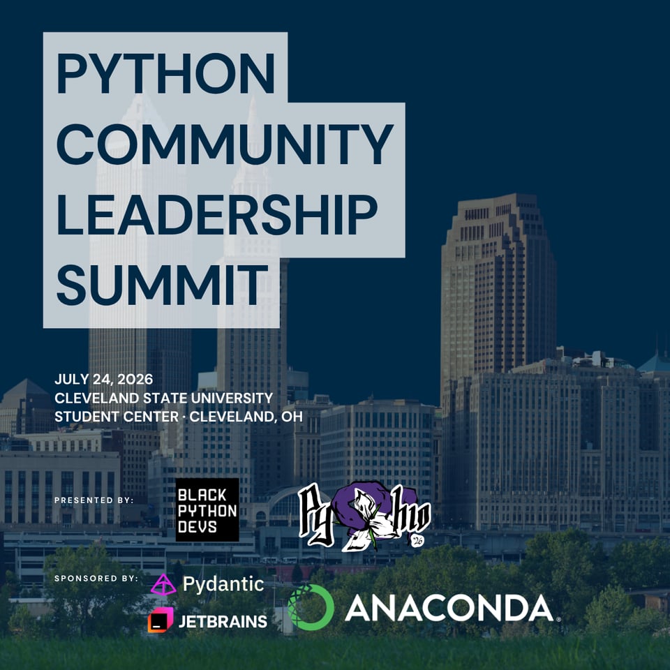 Flyer for the Black Python Devs Leadership Summit
