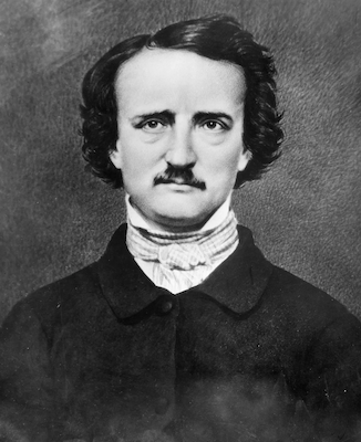 A picture of Edgar Allan Poe (who sort of looks like Ted Codd)