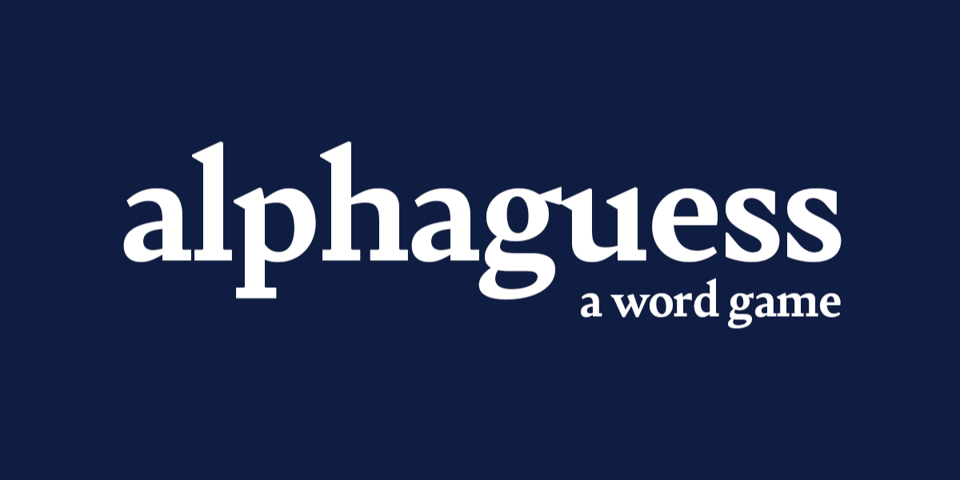 The alphaguess logo.