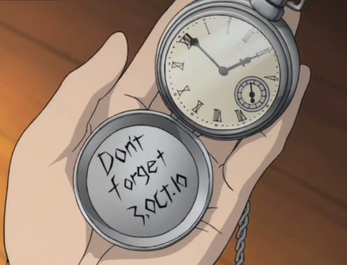 Screenshot from the anime "Fullmetal Alchemist."