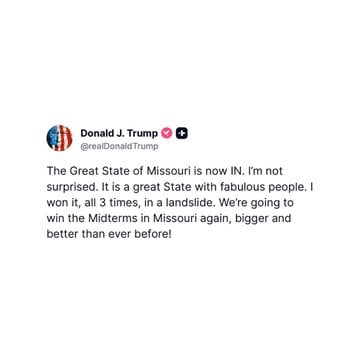 Trump demands gerrymandering in Missouri