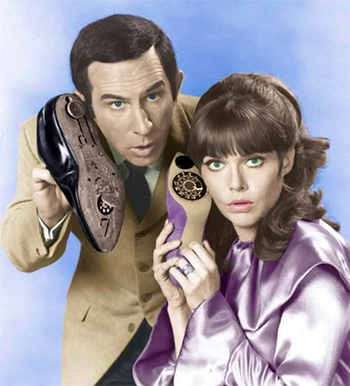 Maxwell smart and Agent 99