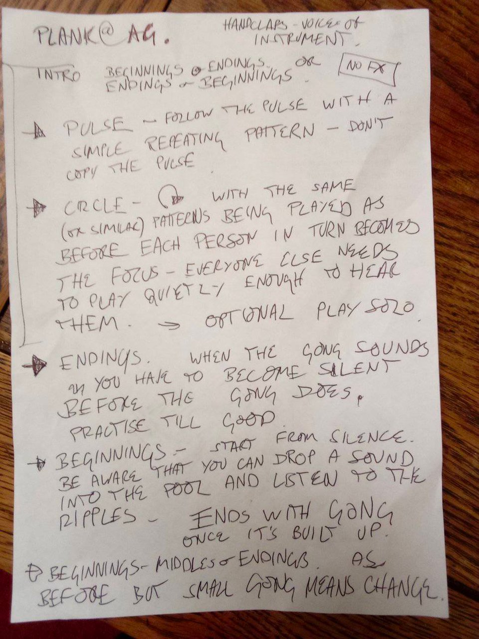 Endings and beginnings