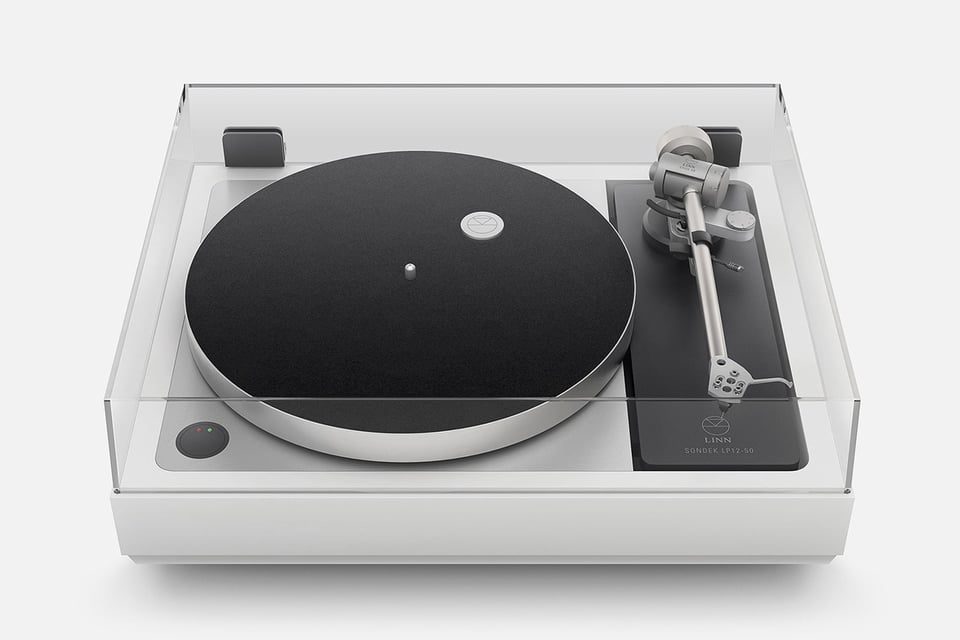 The SONDEK LP12-50 turntable top view