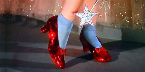 Ruby slippers from the Wizard of Oz