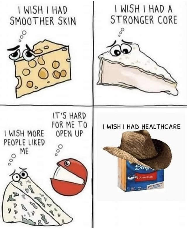 a cowboy hat and cheese