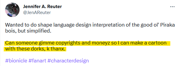 A joke description from Twitter