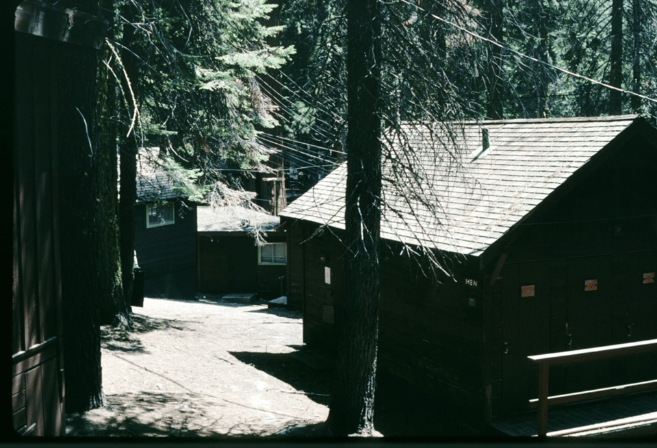 Cabins and restroom in Giant Forest Sequoia National Park