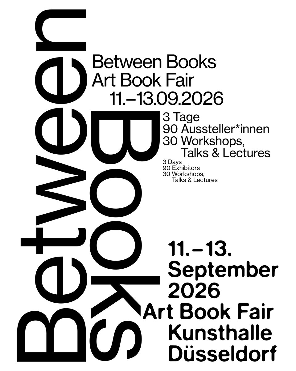 Between Books Art Book Fair Flyer