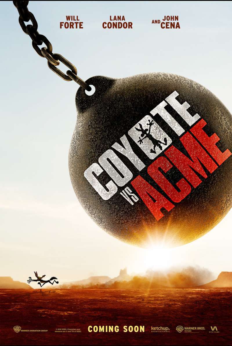 The movie poster for Coyote vs Acme