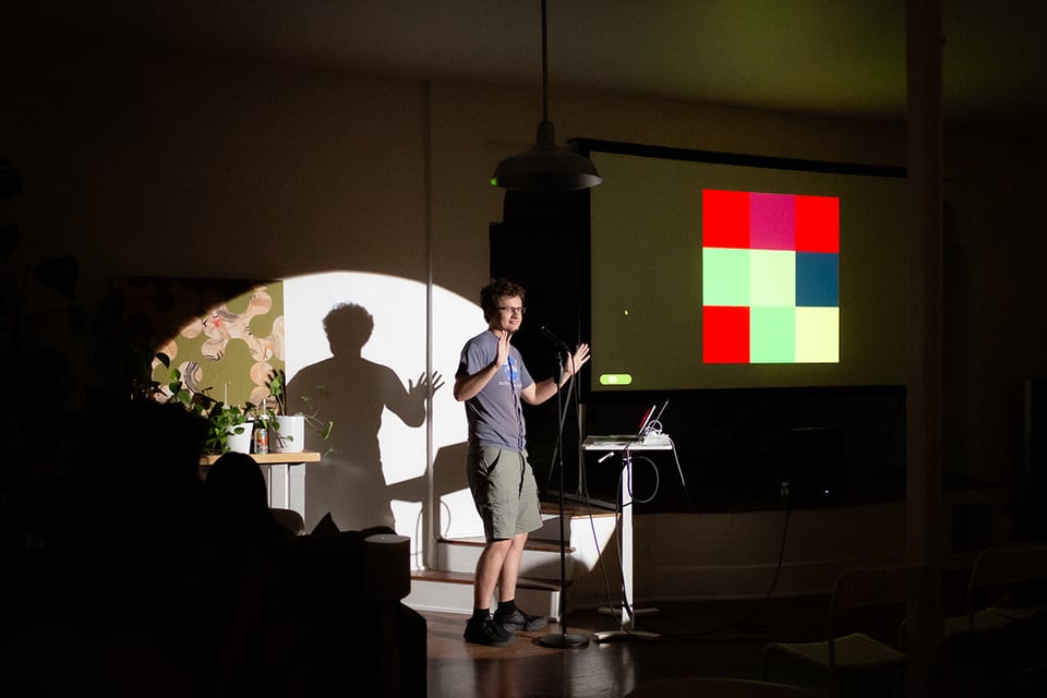 Jacob allegedly presenting.