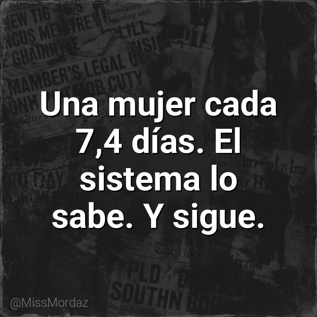 Una mujer cada 7,4 días, y Vox con los brazos cruzados