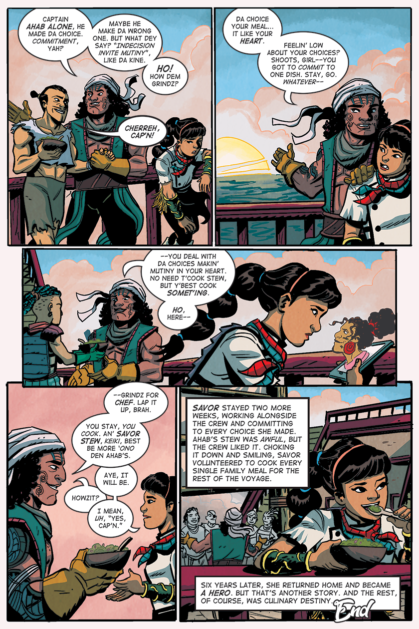 Page 10 of a new Savor comic by Kleid, Broglia and Reynoso