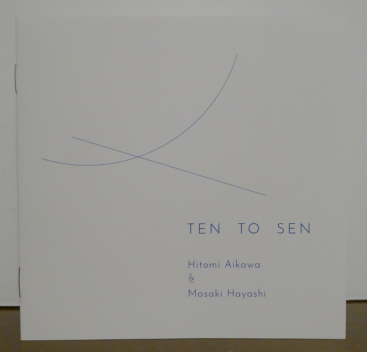 Booklet of CD “Ten To Sen” by Hitomi Aikawa & Masaki Hayashi - front page