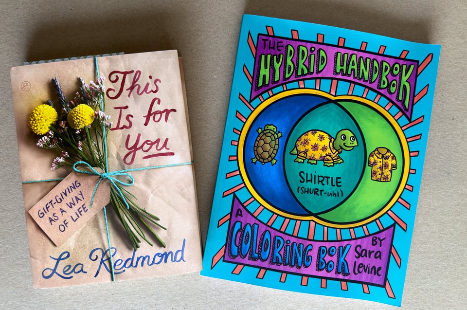 photo highlighting both books