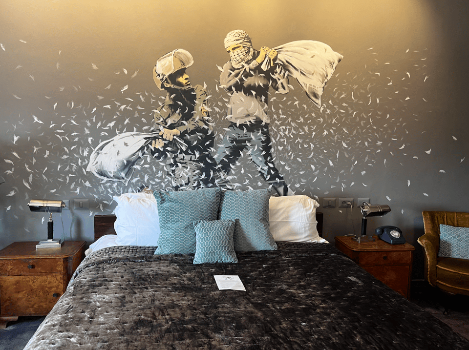 Banksy's Walled Off Hotel and the West Bank