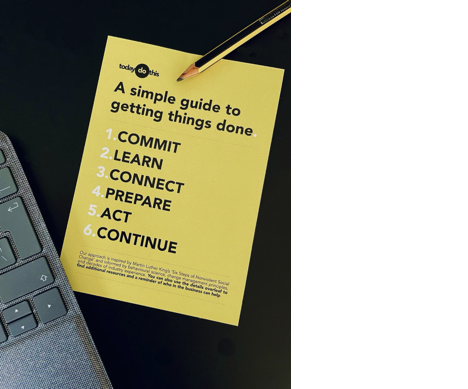 A sample Today do This action card