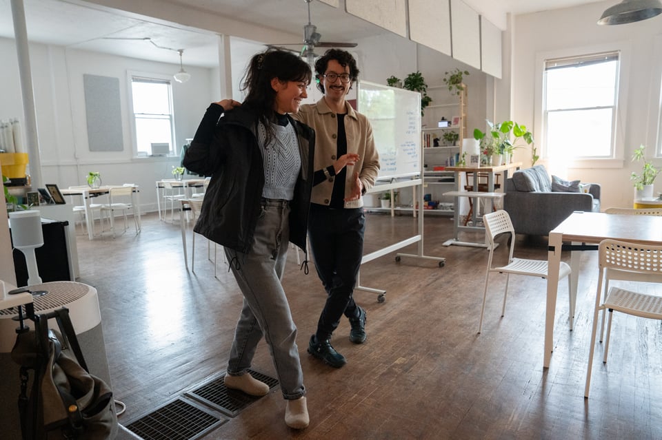 Livvy and Ivan dancing.